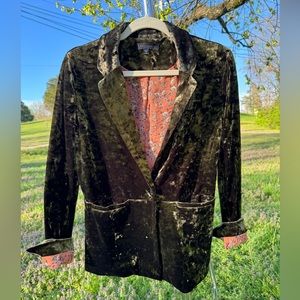 Pre-owned Sanctuary crushed velvet blazer✨